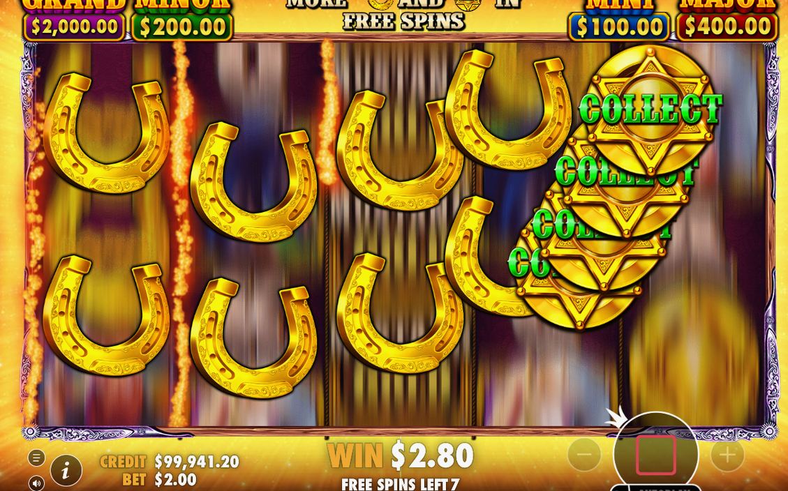 Free Spins round started by campfire Scatters
