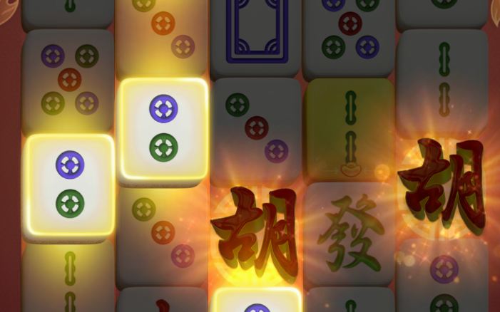 Win screen after symbols vanish and new ones fall in